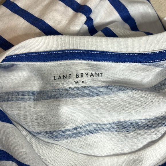 Lane Bryant Striped “Be Kind” Tee Shirt Size 14/16 - Picture 5 of 5